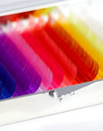 colorful eyelash extensions