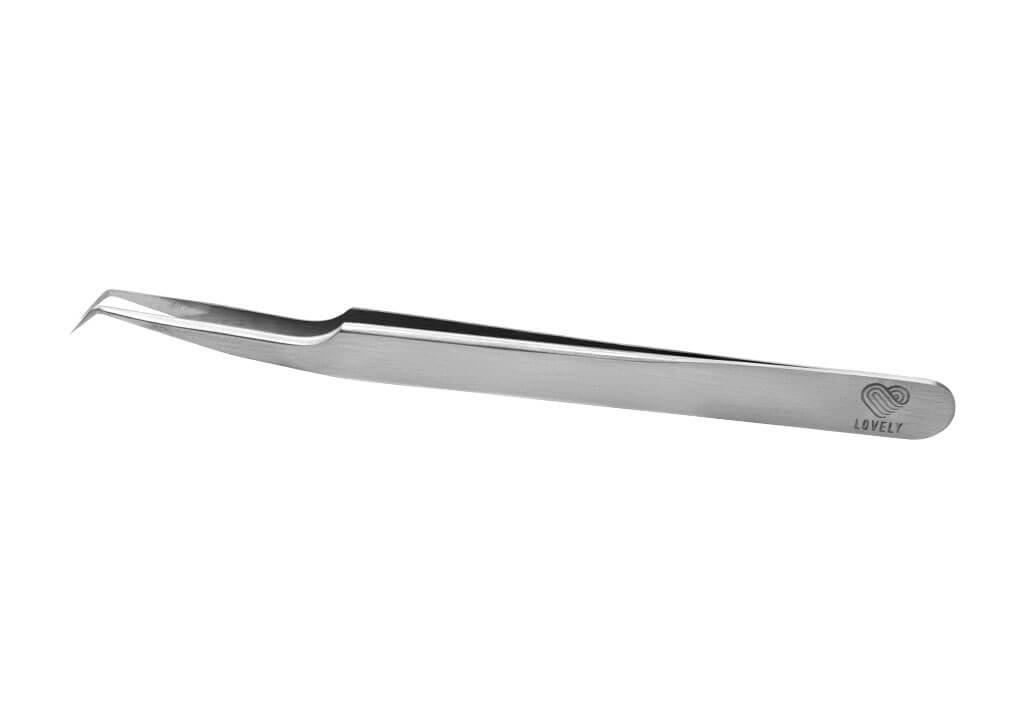 45 degree eyelash extension tweezers