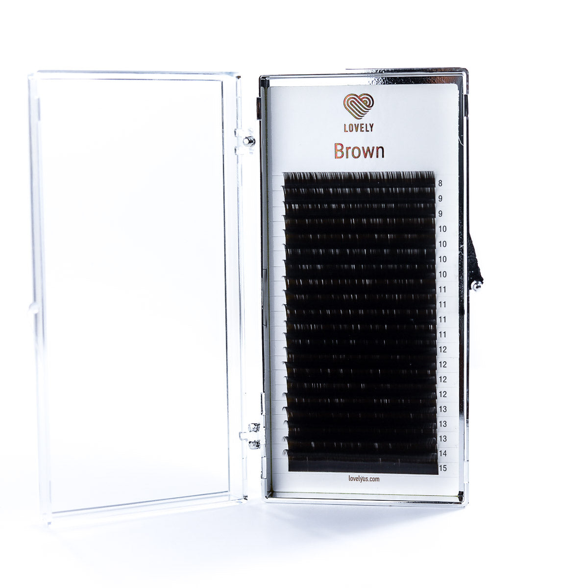 Brown Eyelash Extension By Lovely US