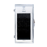 Ideal eyelash extensions 20-line mix tray by Lovely US for complete professional lash design