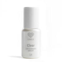 Clear Eyelash Extension Glue, lash adhesive great for colored or brown lashes.