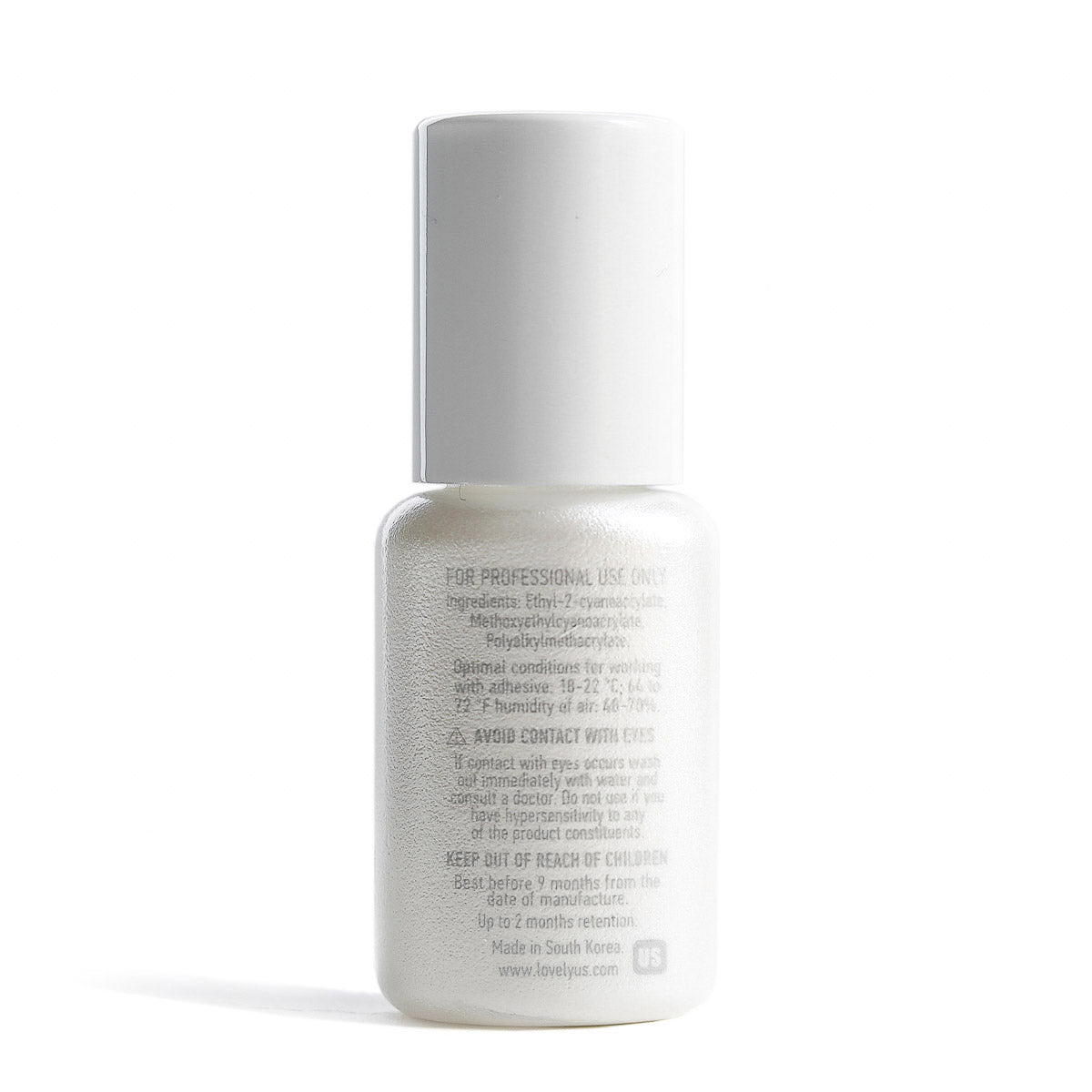 Clear Eyelash Extension Glue, lash adhesive great for colored or brown lashes