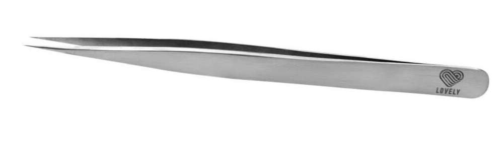 straight eyelash extension tweezers